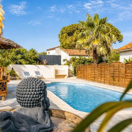 20m2- De La Nartelle 200m - Double Terrasse - Piscine Au Sel - Parking - Bbq - Check-in De 17h A 20h Maximum- Reve D'azur Maxime Vakantiehuis Sainte-Maxime